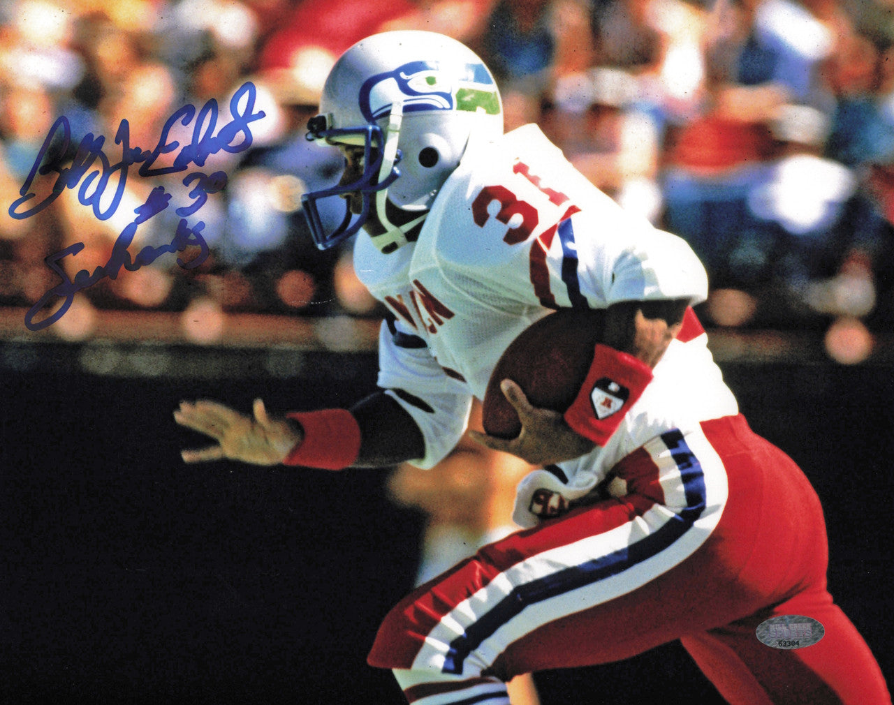 Bobby Joe Edmonds Autographed 8x10 Photo Seattle Seahawks MCS Holo #63304
