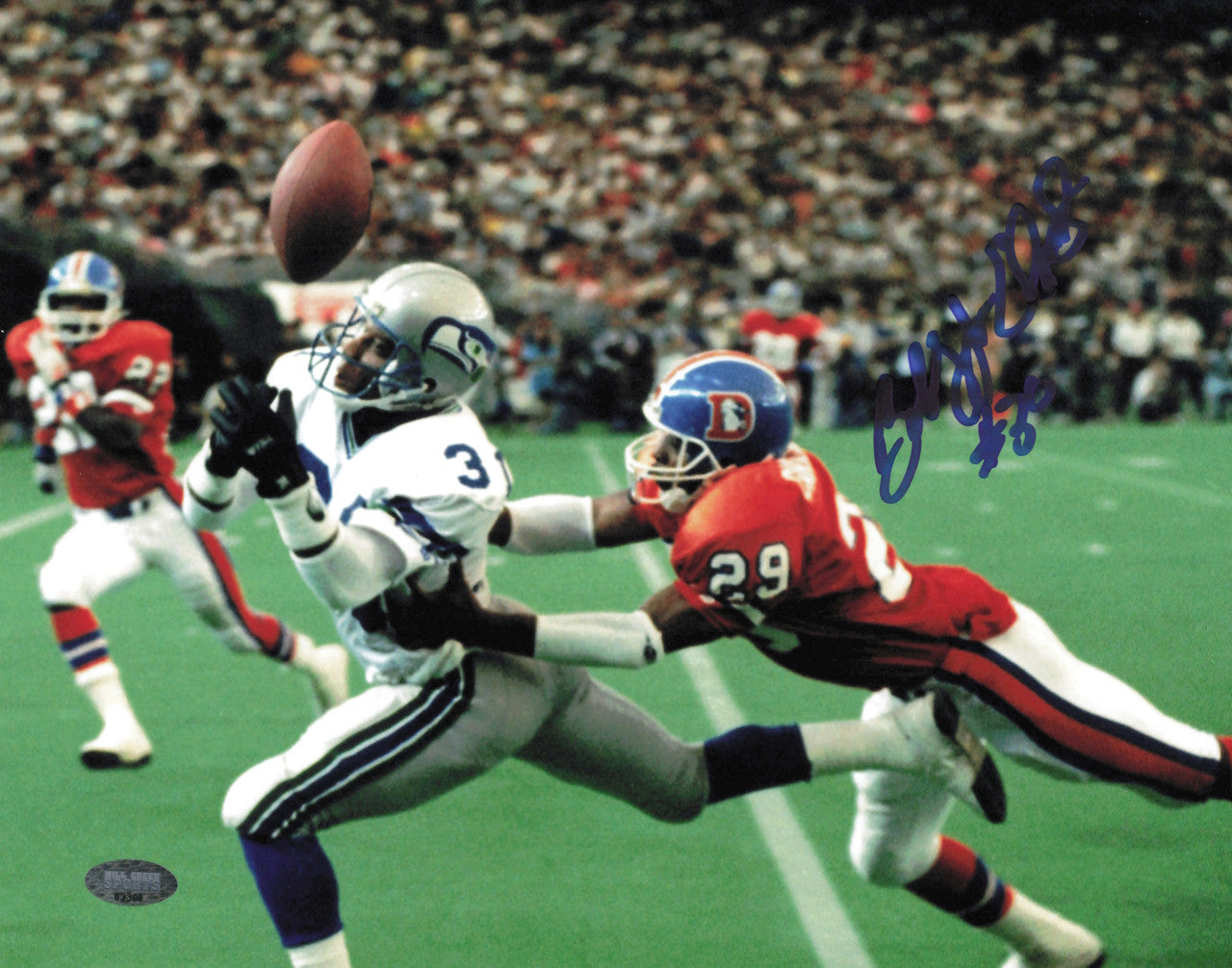 Bobby Joe Edmonds Autographed 8x10 Photo Seattle Seahawks MCS Holo #63308