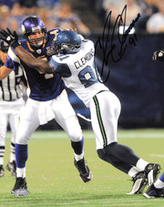 Chris Clemons Autographed 8x10 Photo Seattle Seahawks MCS Holo #63342