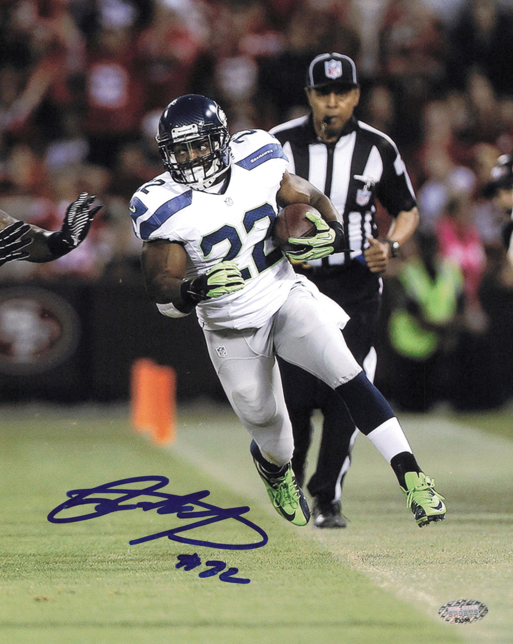 Robert Turbin Autographed 8x10 Photo Seattle Seahawks MCS Holo #63365
