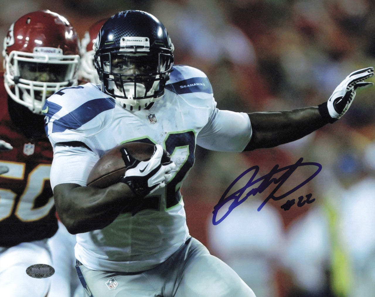 Robert Turbin Autographed 8x10 Photo Seattle Seahawks MCS Holo #63367