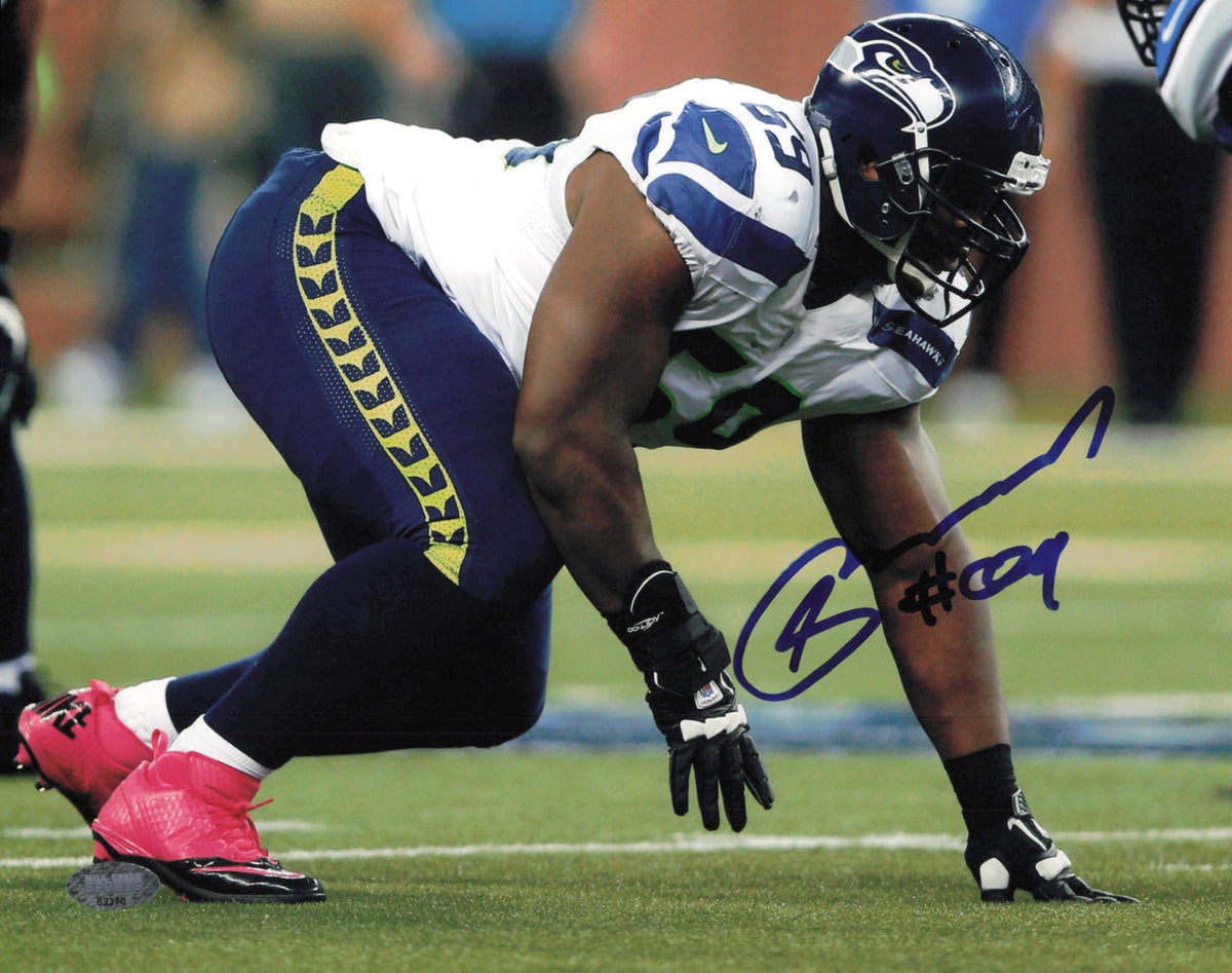 Clinton McDonald Autographed 8x10 Photo Seattle Seahawks MCS Holo #63370
