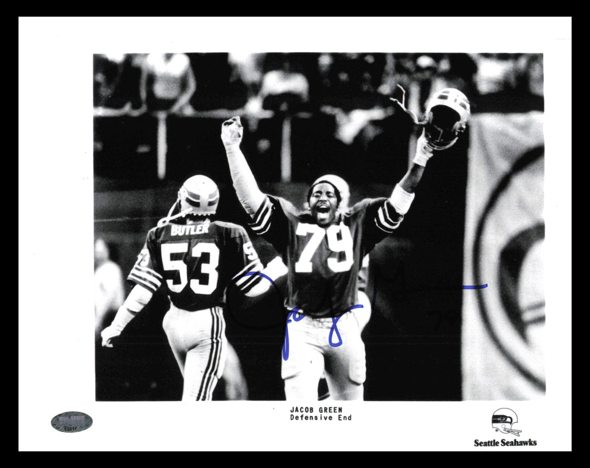 Jacob Green Autographed 8x10 Photo Seattle Seahawks MCS Holo #63417