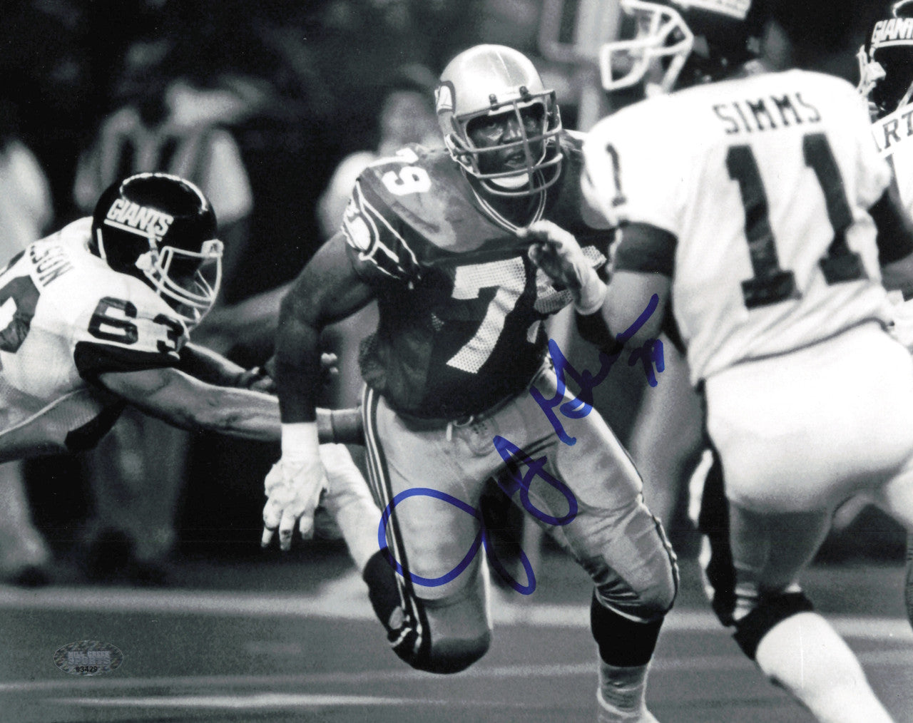 Jacob Green Autographed 8x10 Photo Seattle Seahawks MCS Holo #63429