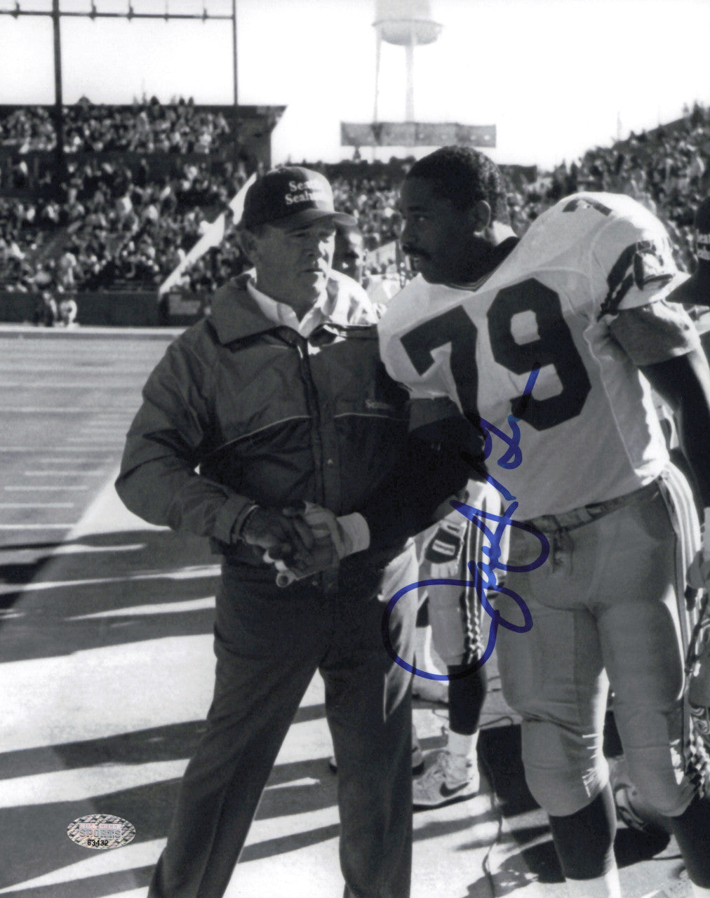 Jacob Green Autographed 8x10 Photo Seattle Seahawks MCS Holo #63432