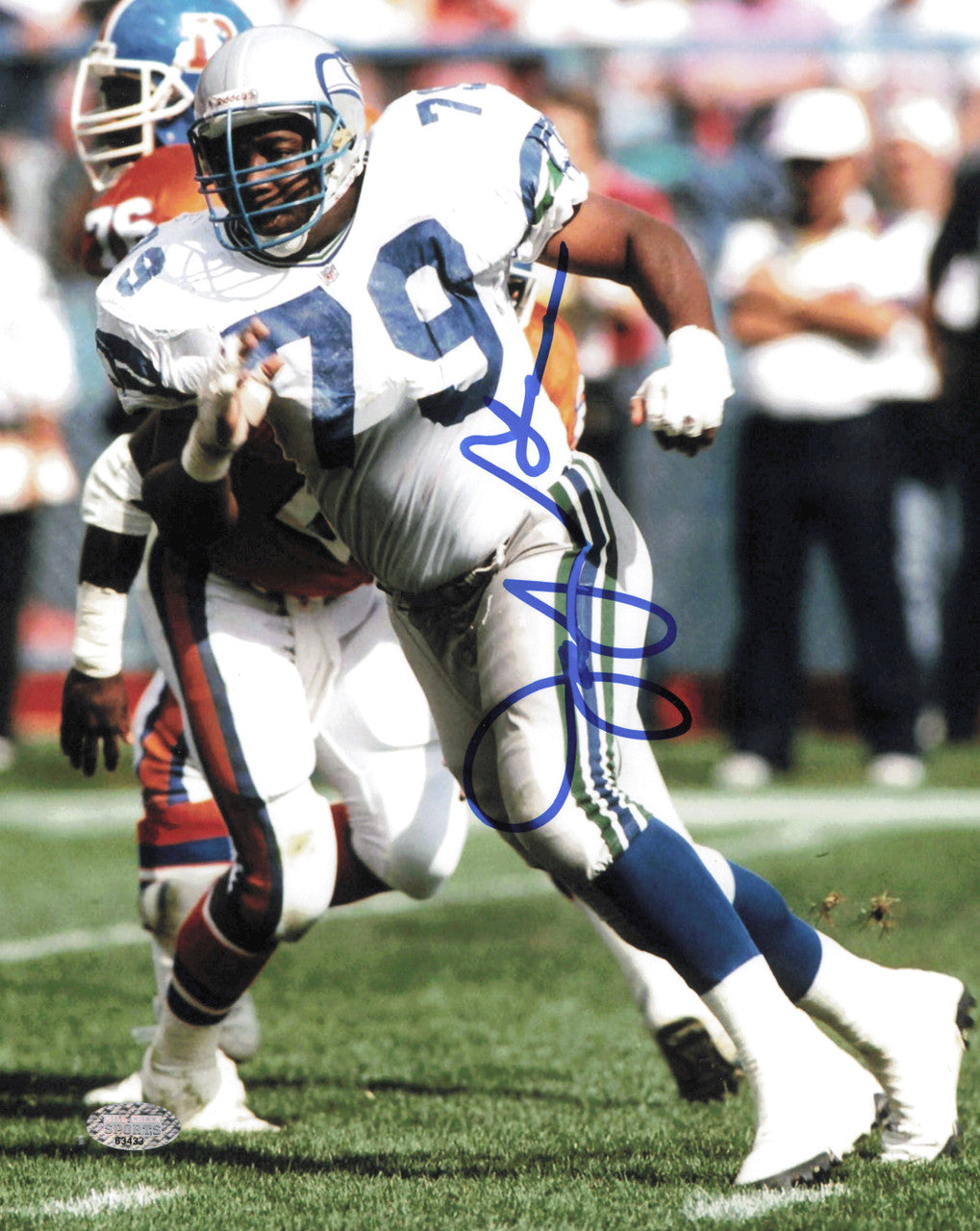 Jacob Green Autographed 8x10 Photo Seattle Seahawks MCS Holo #63433