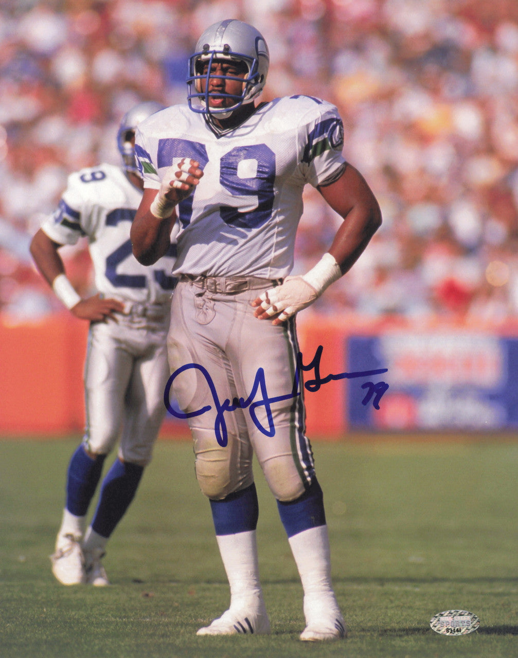 Jacob Green Autographed 8x10 Photo Seattle Seahawks MCS Holo #63441