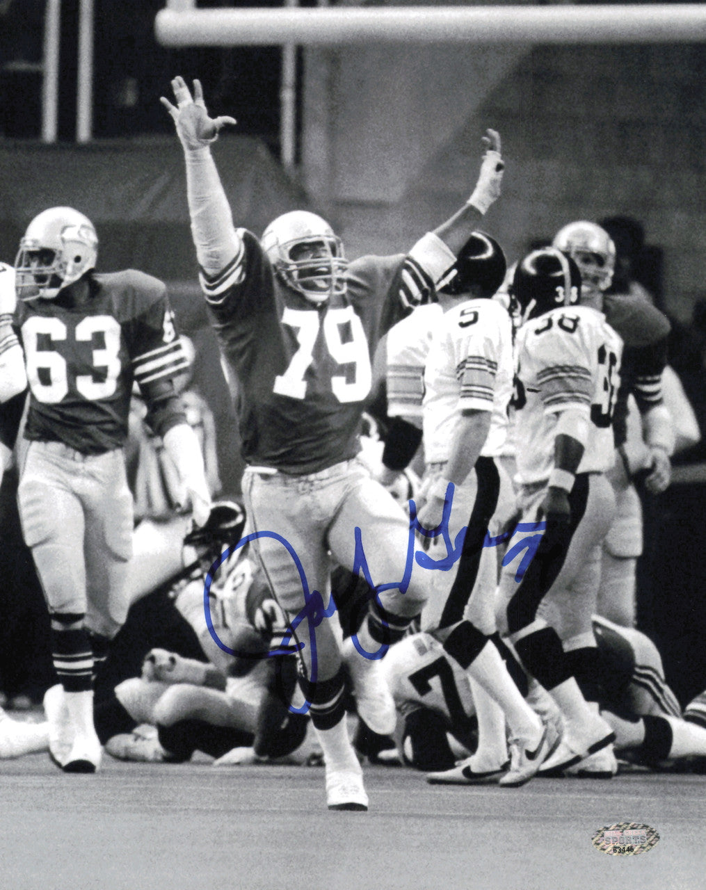 Jacob Green Autographed 8x10 Photo Seattle Seahawks MCS Holo #63445