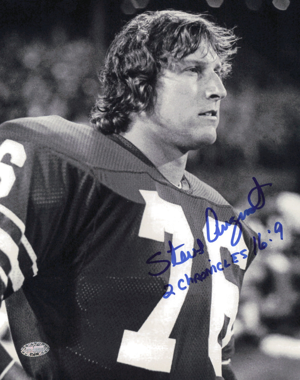Steve August Autographed 8x10 Photo Seattle Seahawks MCS Holo #63455