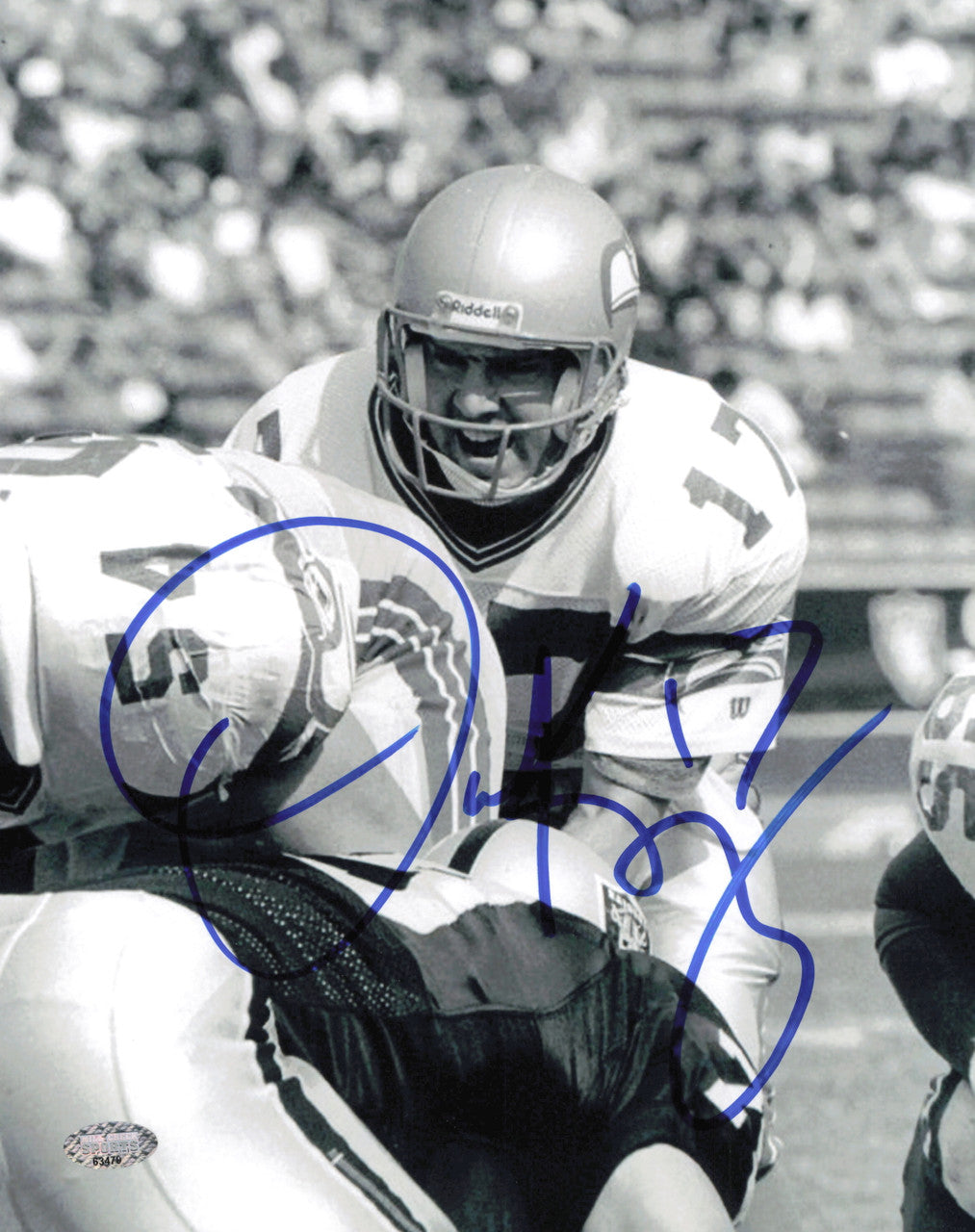 Dave Krieg Autographed 8x10 Photo Seattle Seahawks MCS Holo #63479