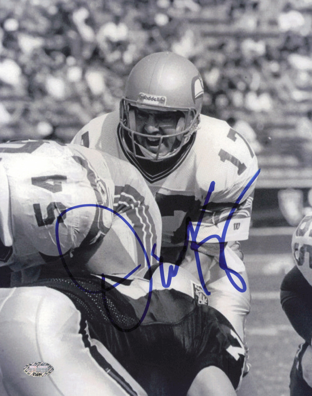 Dave Krieg Autographed 8x10 Photo Seattle Seahawks MCS Holo #63481