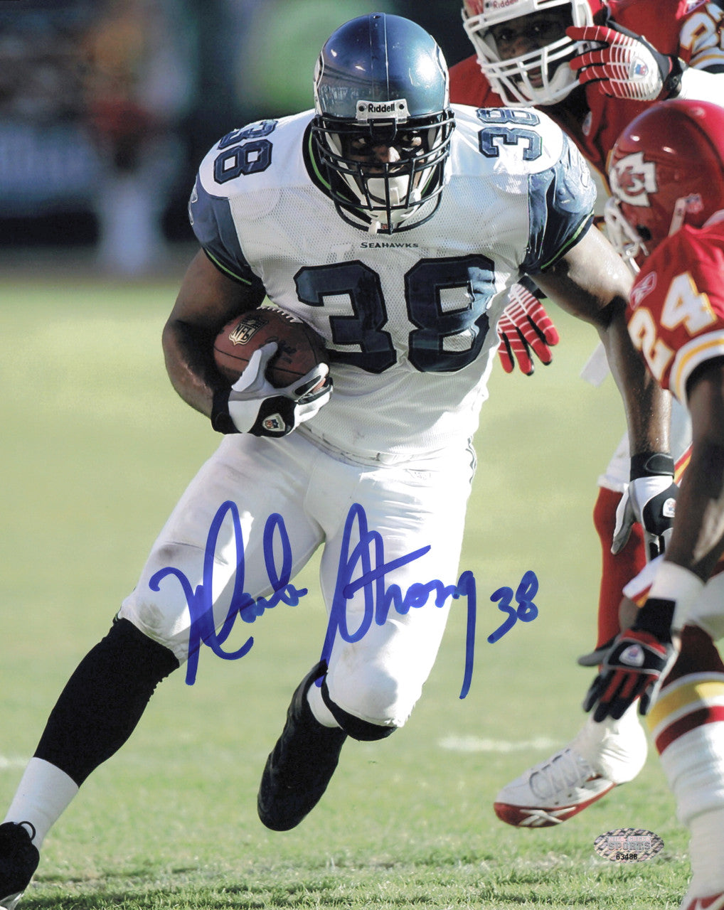 Mack Strong Autographed 8x10 Photo Seattle Seahawks MCS Holo #63488