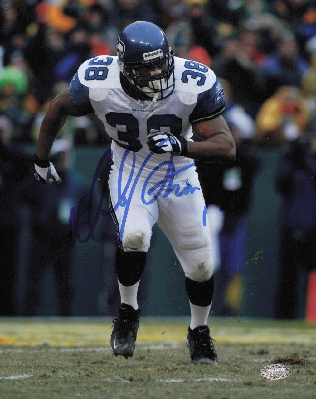 Mack Strong Autographed 8x10 Photo Seattle Seahawks MCS Holo #63492