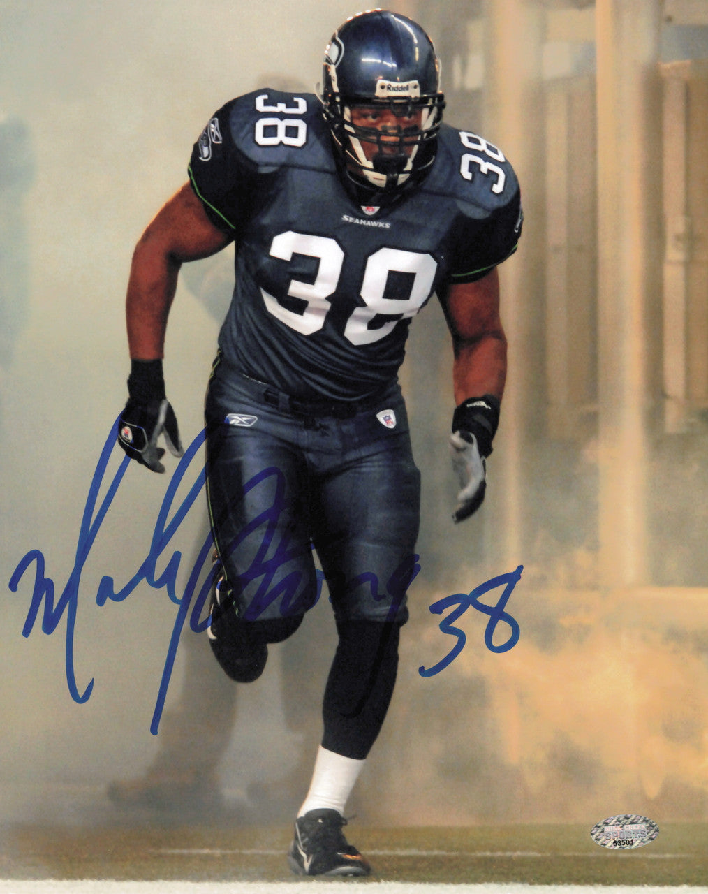 Mack Strong Autographed 8x10 Photo Seattle Seahawks MCS Holo #63501