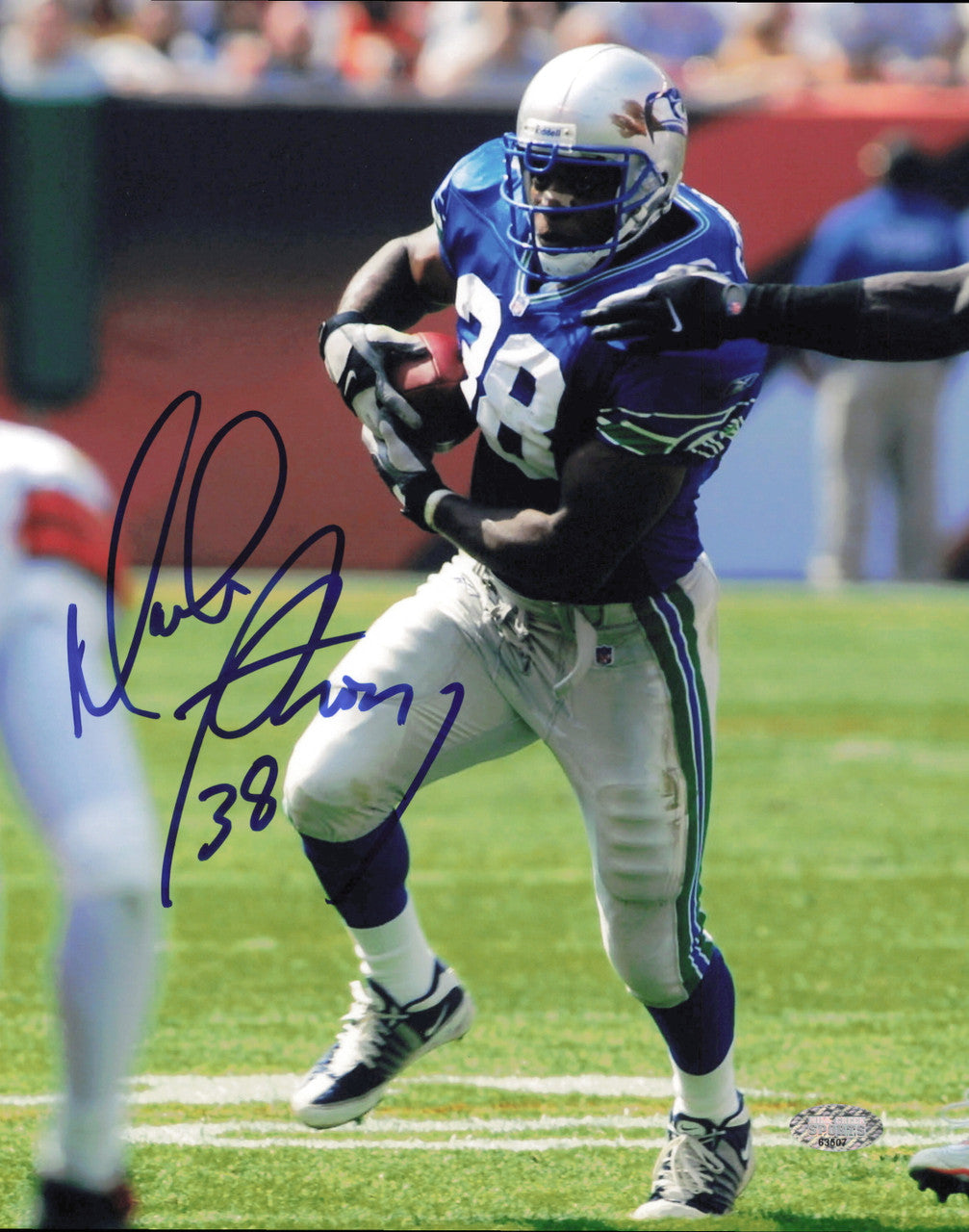 Mack Strong Autographed 8x10 Photo Seattle Seahawks MCS Holo #63507