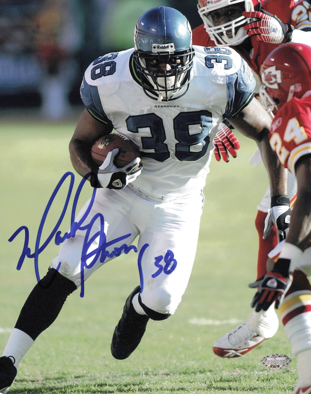 Mack Strong Autographed 8x10 Photo Seattle Seahawks MCS Holo #63515
