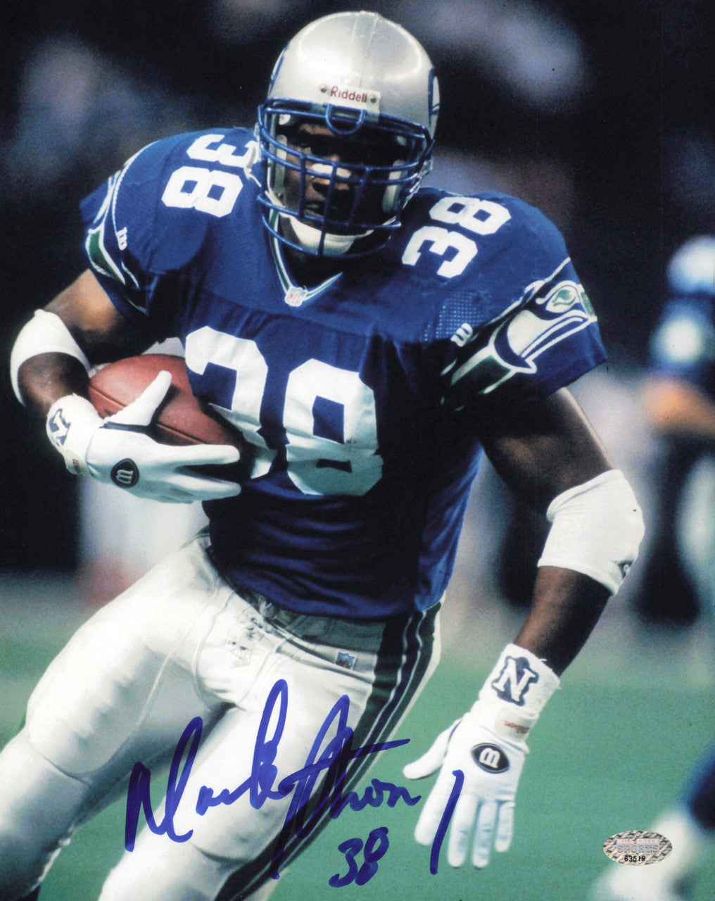 Mack Strong Autographed 8x10 Photo Seattle Seahawks MCS Holo #63519