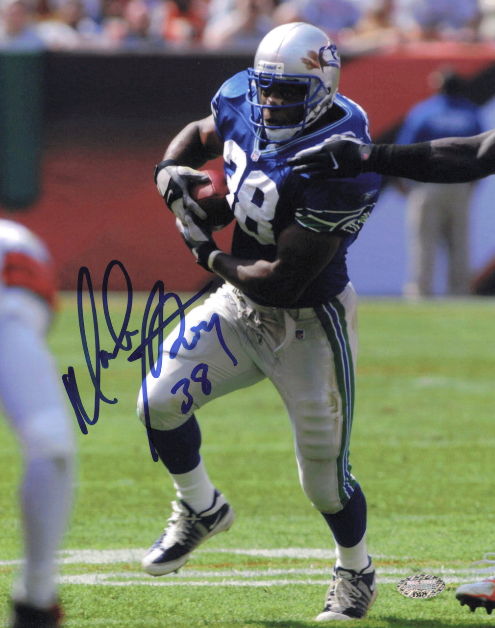 Mack Strong Autographed 8x10 Photo Seattle Seahawks MCS Holo #63521