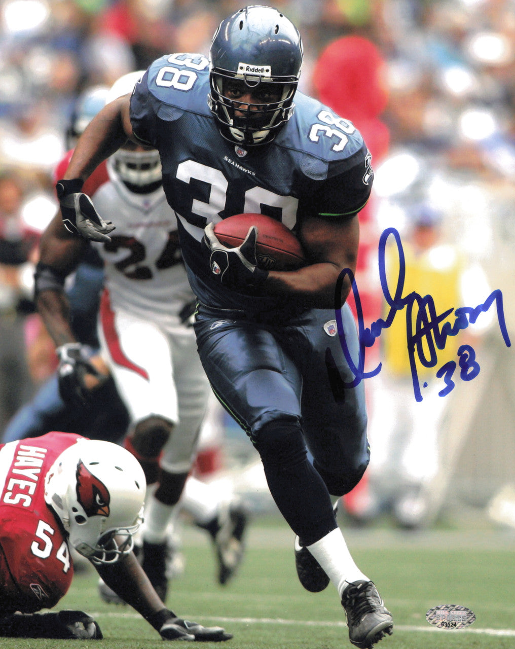 Mack Strong Autographed 8x10 Photo Seattle Seahawks MCS Holo #63524