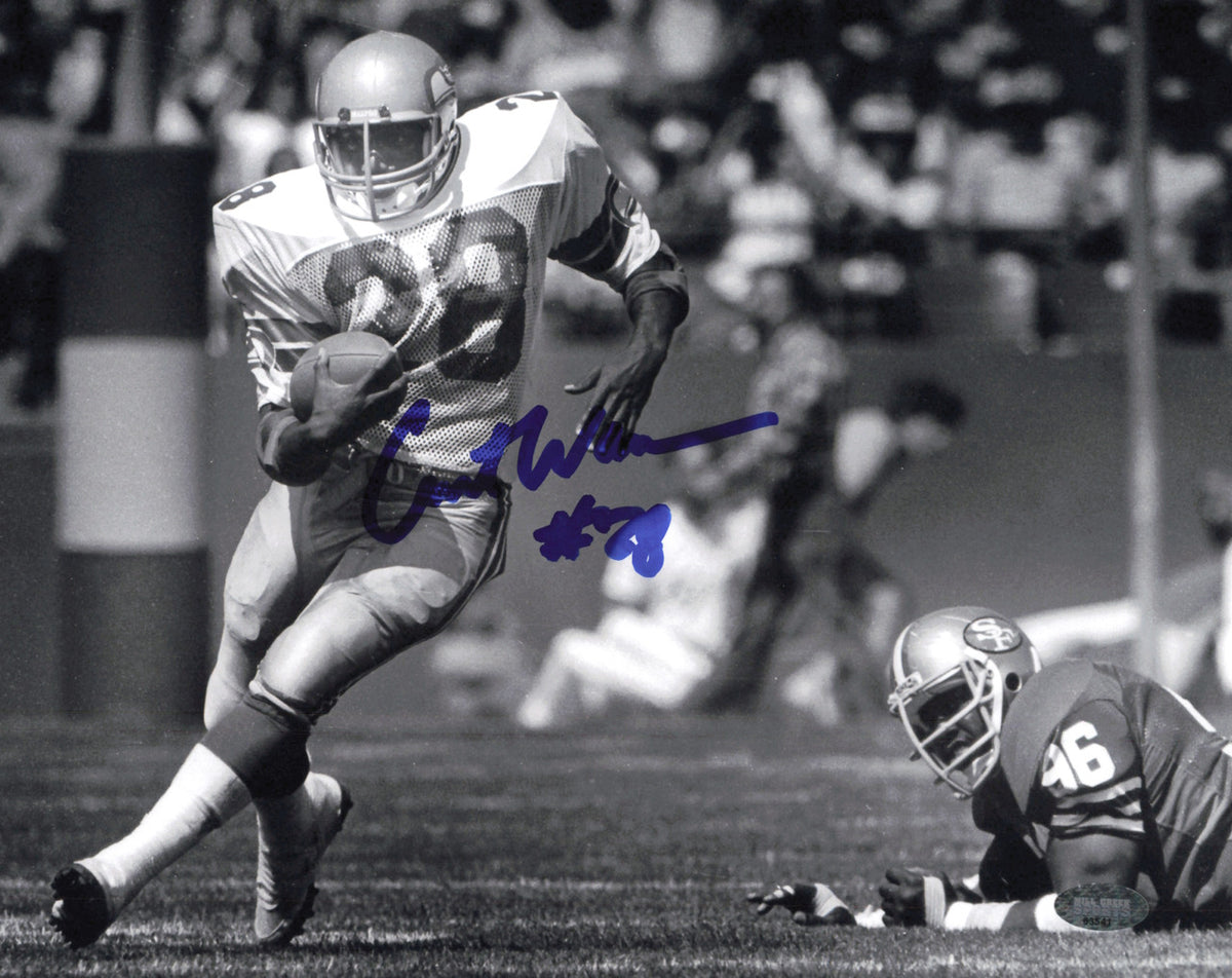 Curt Warner Autographed 8x10 Photo Seattle Seahawks MCS Holo #63541
