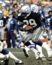 Curt Warner Autographed 8x10 Photo Seattle Seahawks MCS Holo #63544