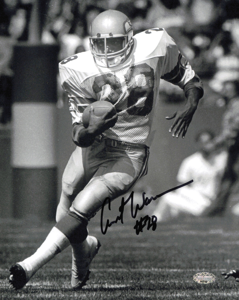 Curt Warner Autographed 8x10 Photo Seattle Seahawks MCS Holo #63546