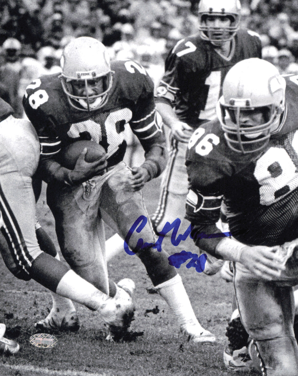 Curt Warner Autographed 8x10 Photo Seattle Seahawks MCS Holo #63549