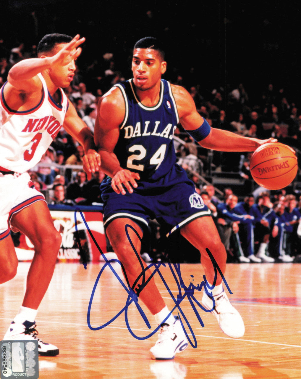 Jimmy Jackson Autographed 8x10 Photo Dallas Mavericks SKU #245632