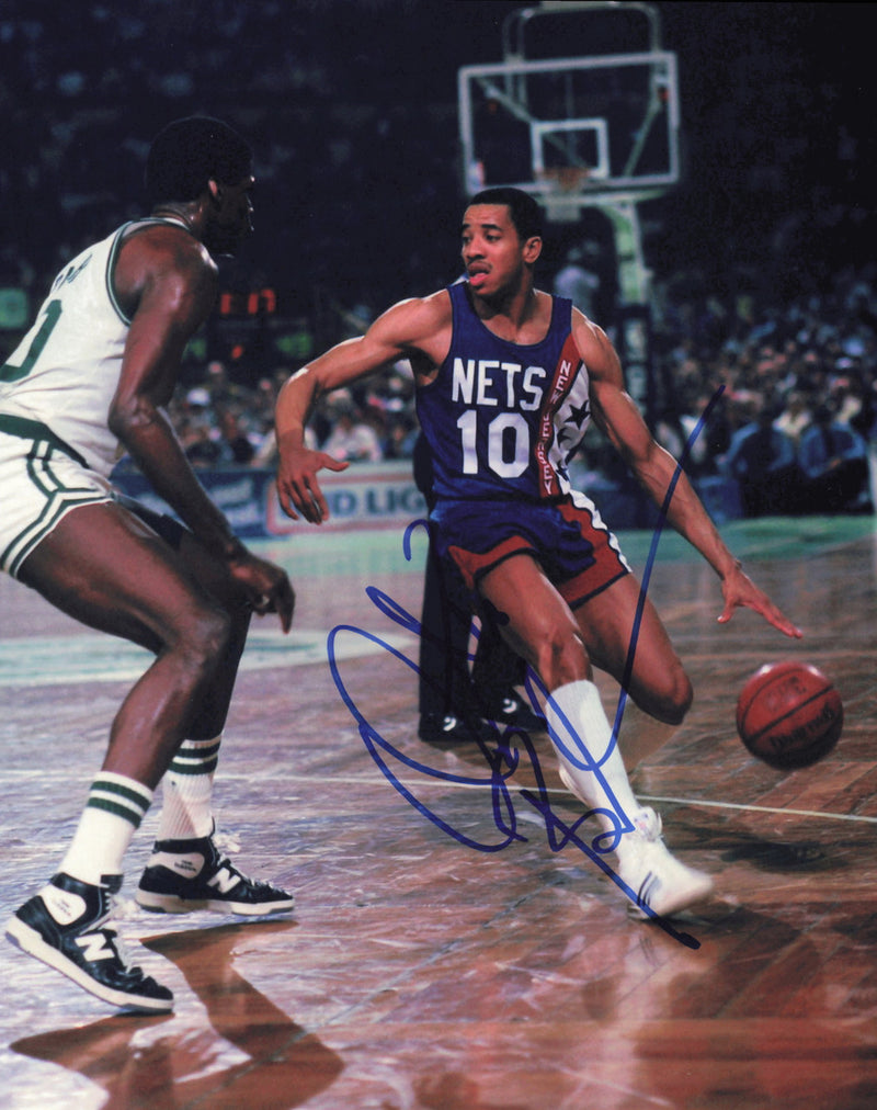 Otis Birdsong Autographed 8x10 Photo New Jersey Nets SKU #245643