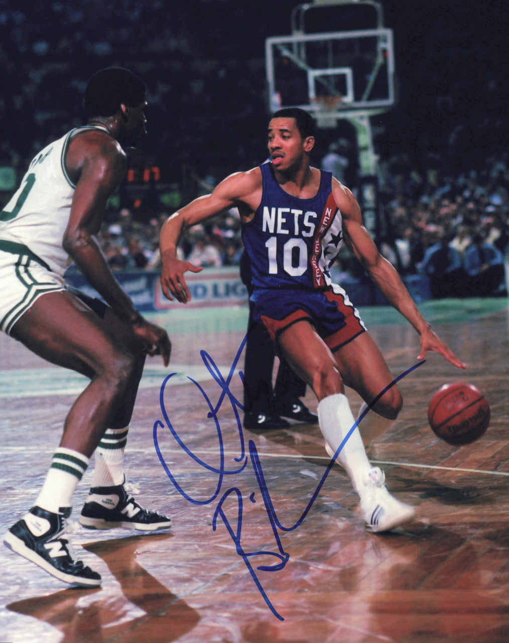 Otis Birdsong Autographed 8x10 Photo New Jersey Nets SKU #245644