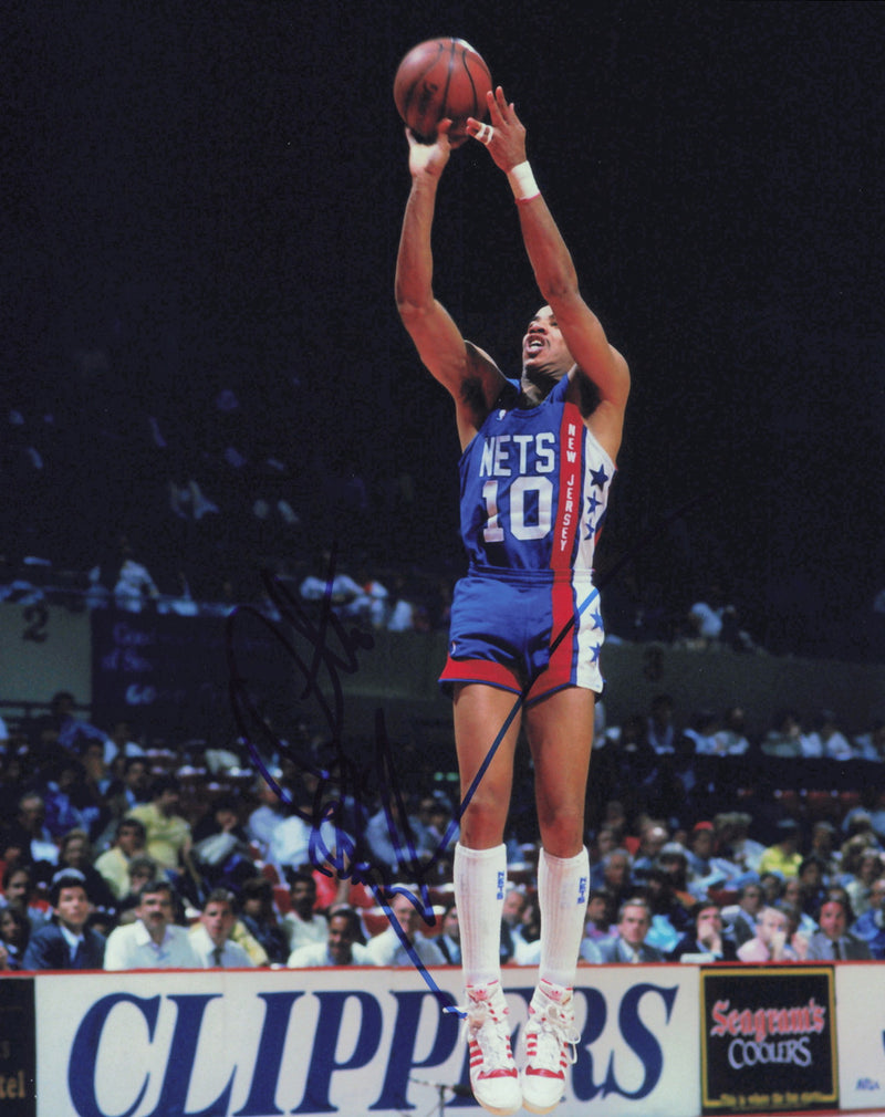 Otis Birdsong Autographed 8x10 Photo New Jersey Nets SKU #245645