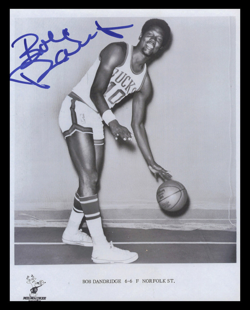 Bob Dandridge Autographed 8x10 Photo Milwaukee Bucks SKU #245667