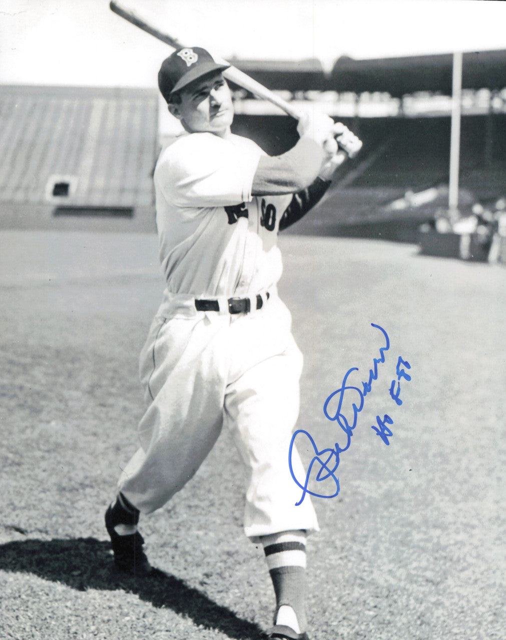 Bobby Doerr Autographed 8x10 Photo Boston Red Sox "HOF 86" SKU #245687