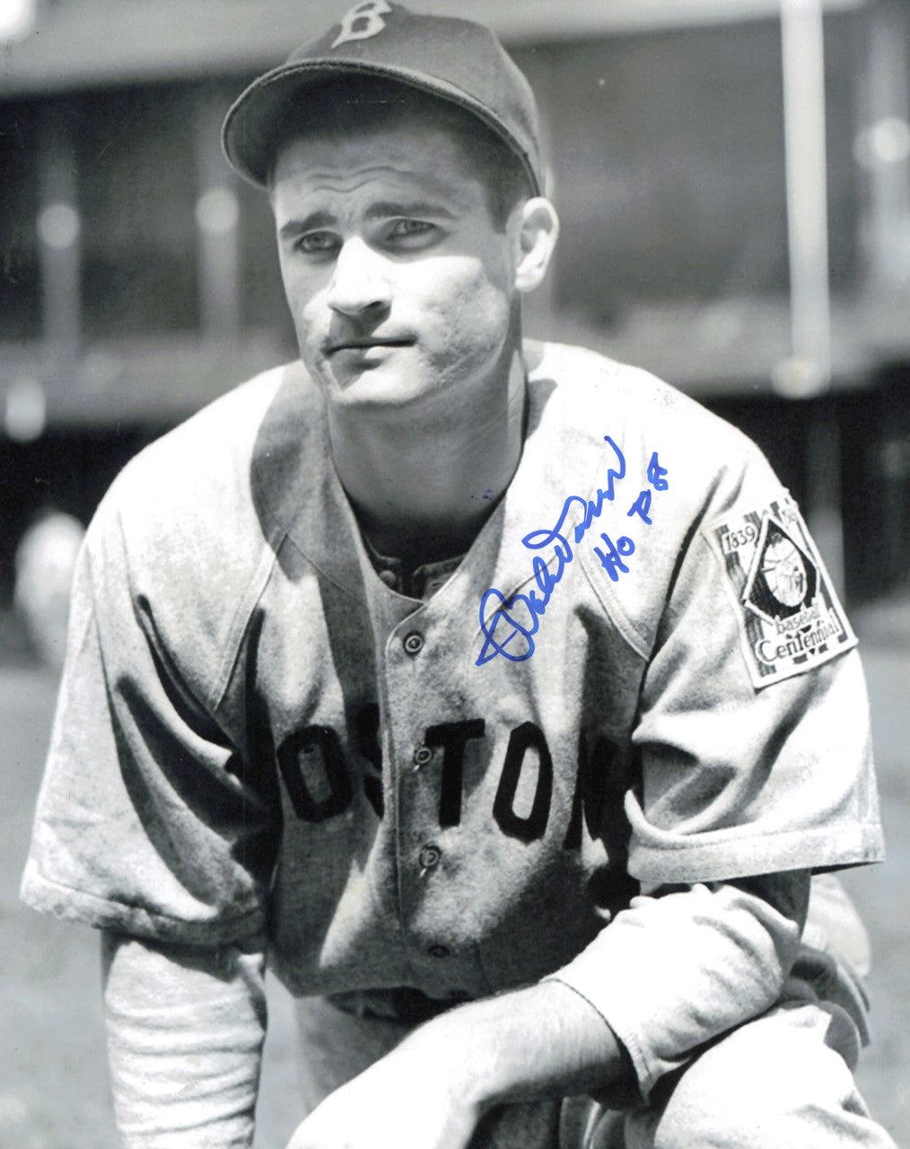 Bobby Doerr Autographed 8x10 Photo Boston Red Sox "HOF 86" SKU #245689
