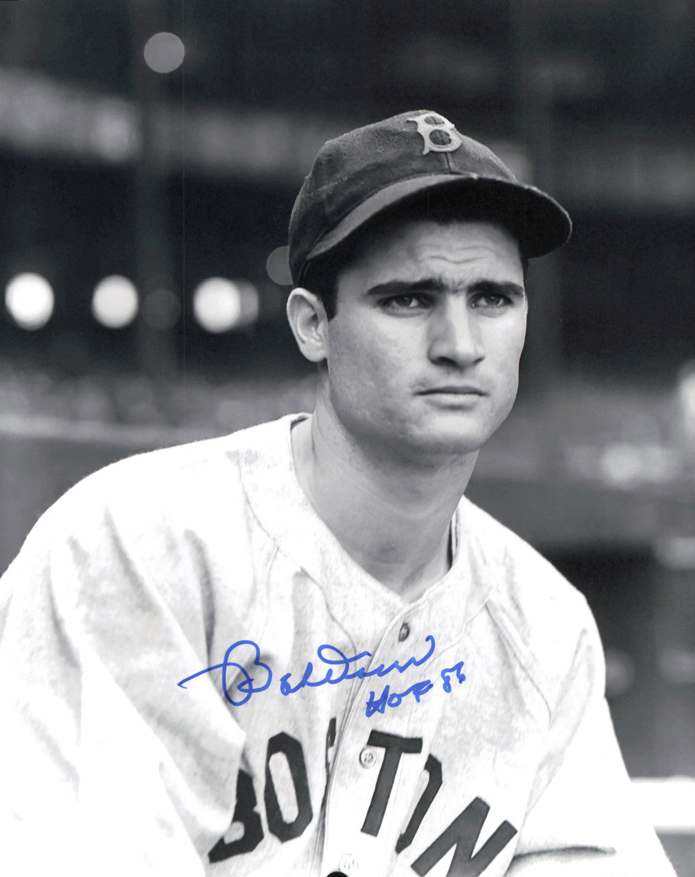 Bobby Doerr Autographed 8x10 Photo Boston Red Sox "HOF 86" SKU #245690