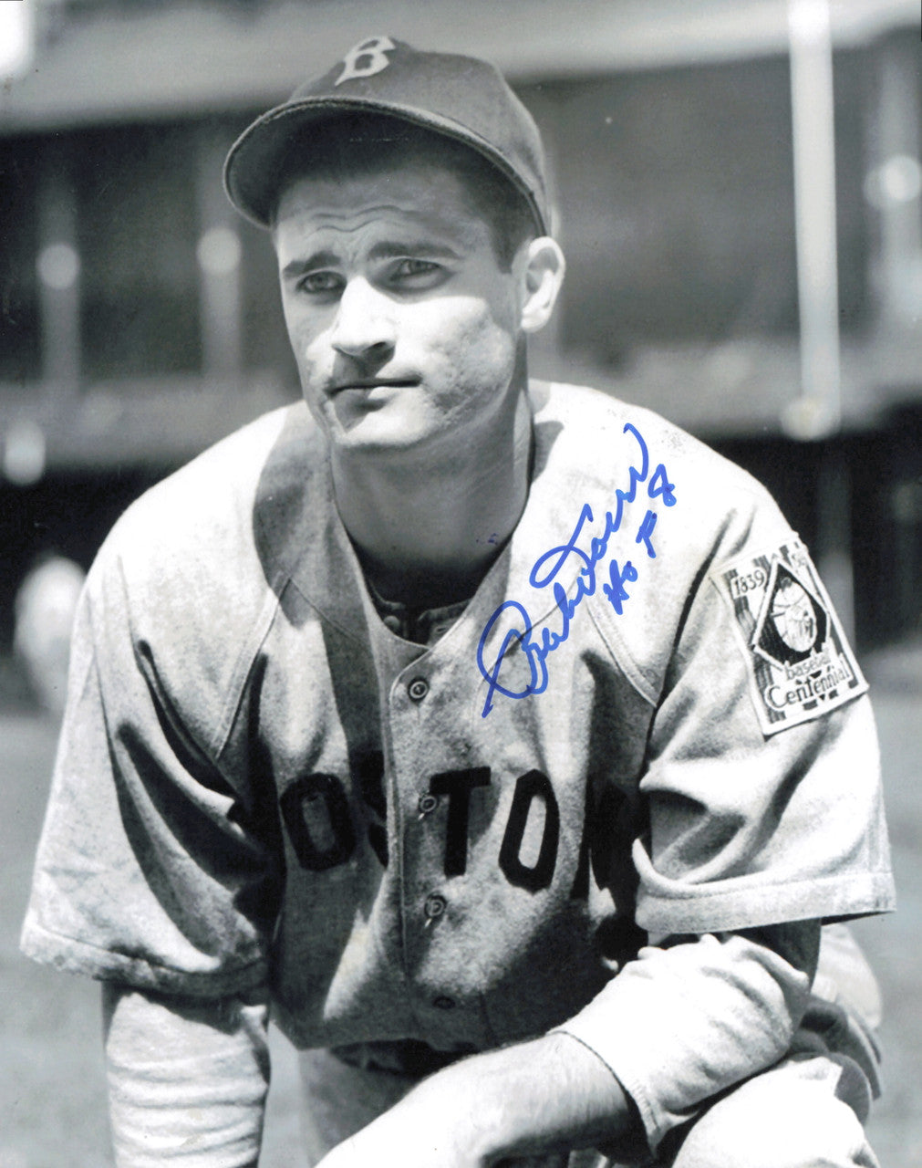 Bobby Doerr Autographed 8x10 Photo Boston Red Sox "HOF 86" SKU #245696