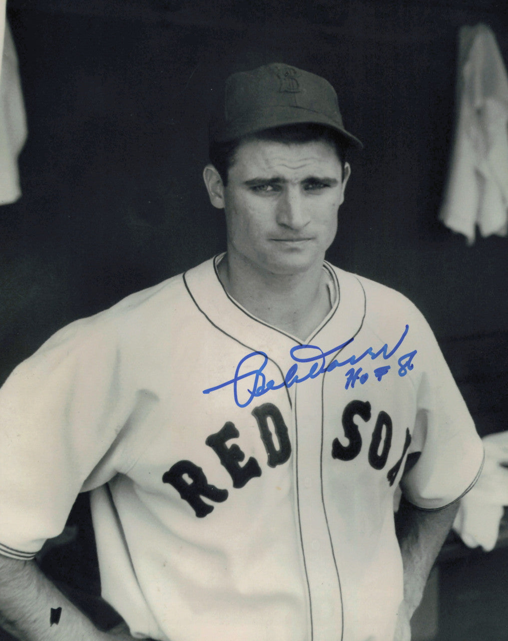 Bobby Doerr Autographed 8x10 Photo Boston Red Sox "HOF 86" SKU #245697