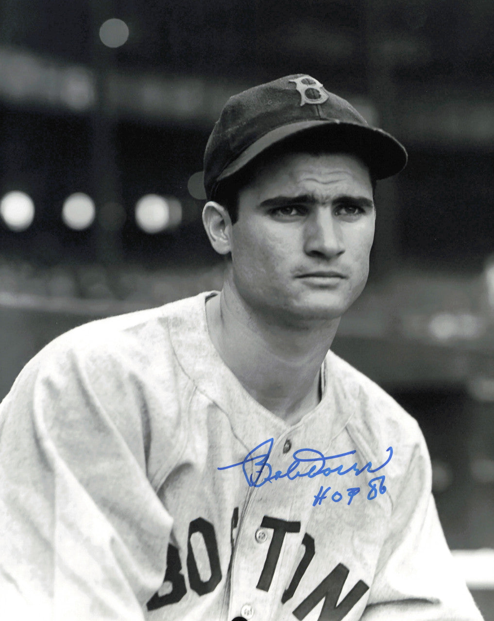 Bobby Doerr Autographed 8x10 Photo Boston Red Sox "HOF 86" SKU #245702