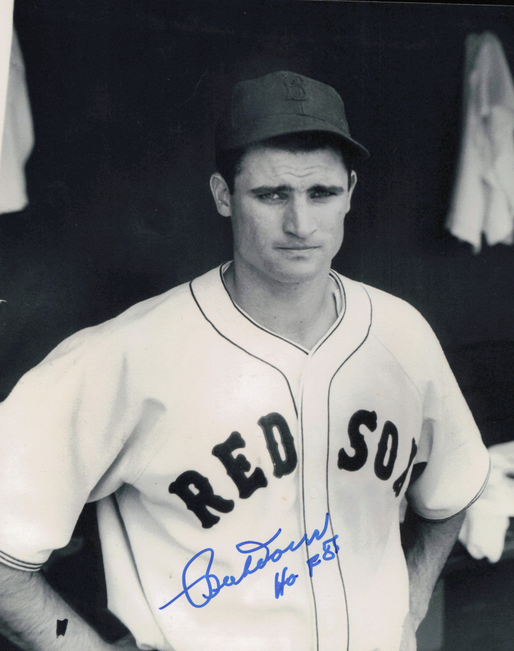 Bobby Doerr Autographed 8x10 Photo Boston Red Sox "HOF 86" SKU #245708