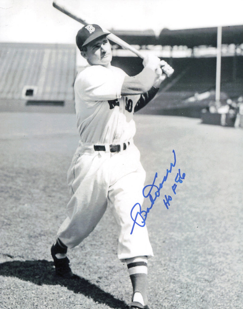 Bobby Doerr Autographed 8x10 Photo Boston Red Sox "HOF 86" SKU #245709