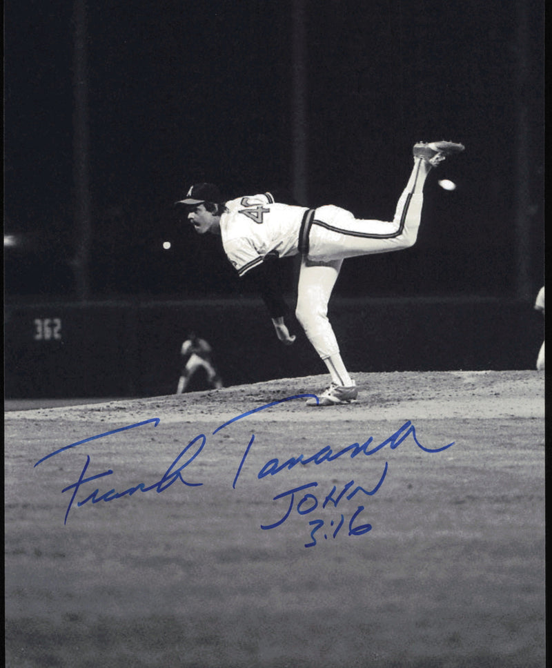 Frank Tanana Autographed 8x10 Photo California Angels SKU #245517