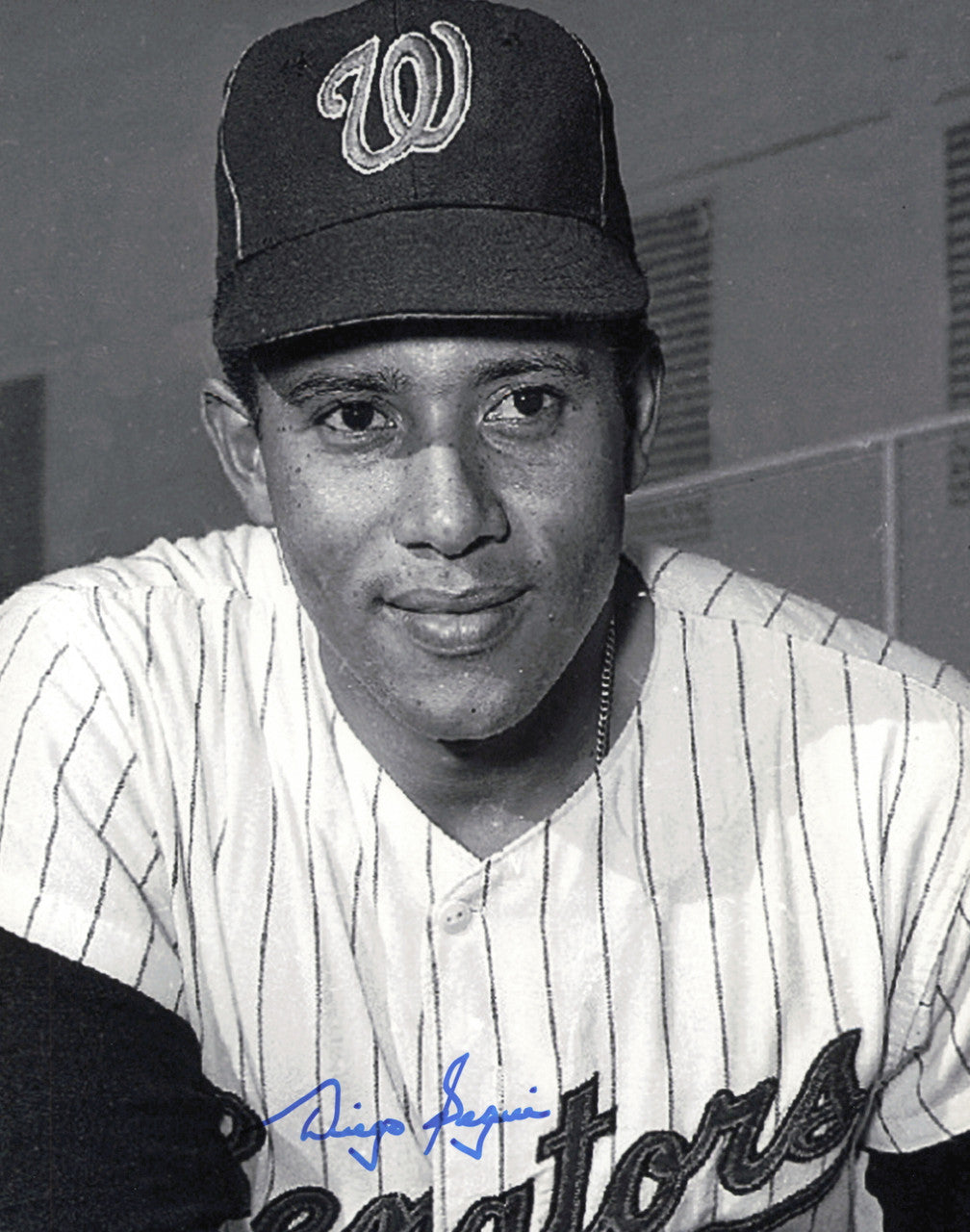 Diego Segui Autographed 8x10 Photo Washington Senators SKU #245542
