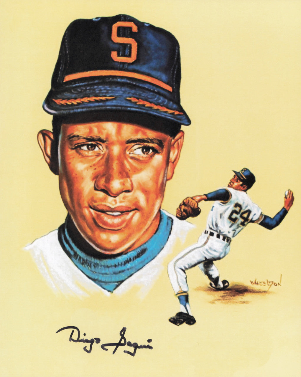 Diego Segui Autographed 8x10 Photo Seattle Pilots SKU #245550