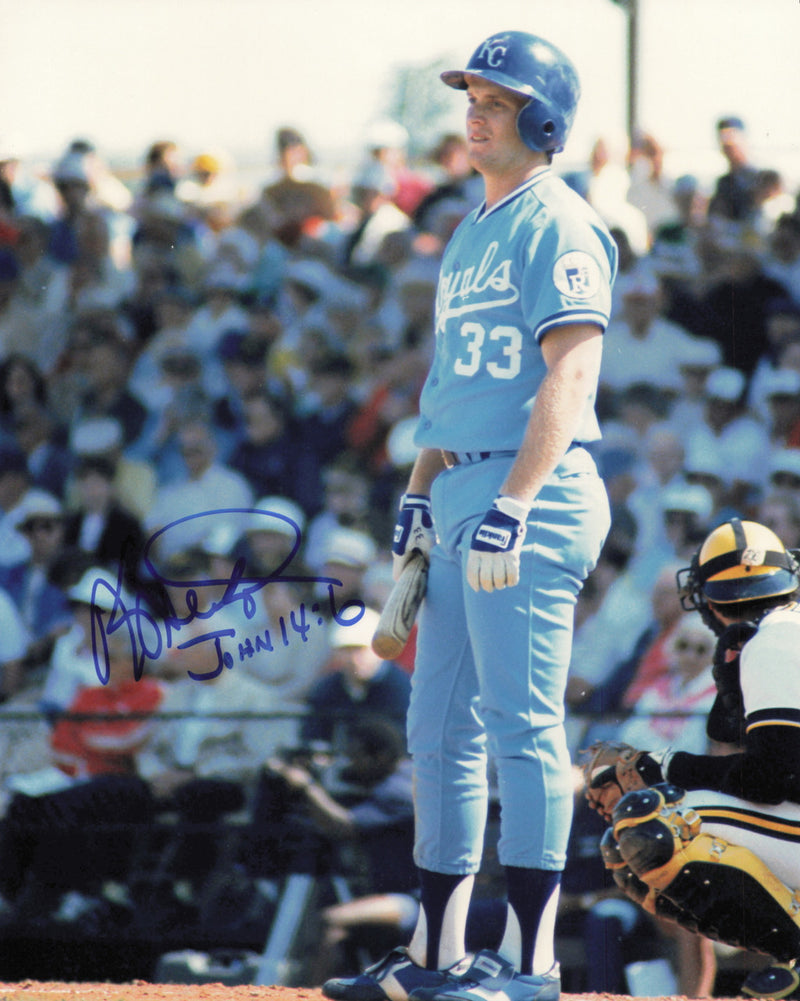 Kevin Seitzer Autographed 8x10 Photo Kansas City Royals SKU #245599