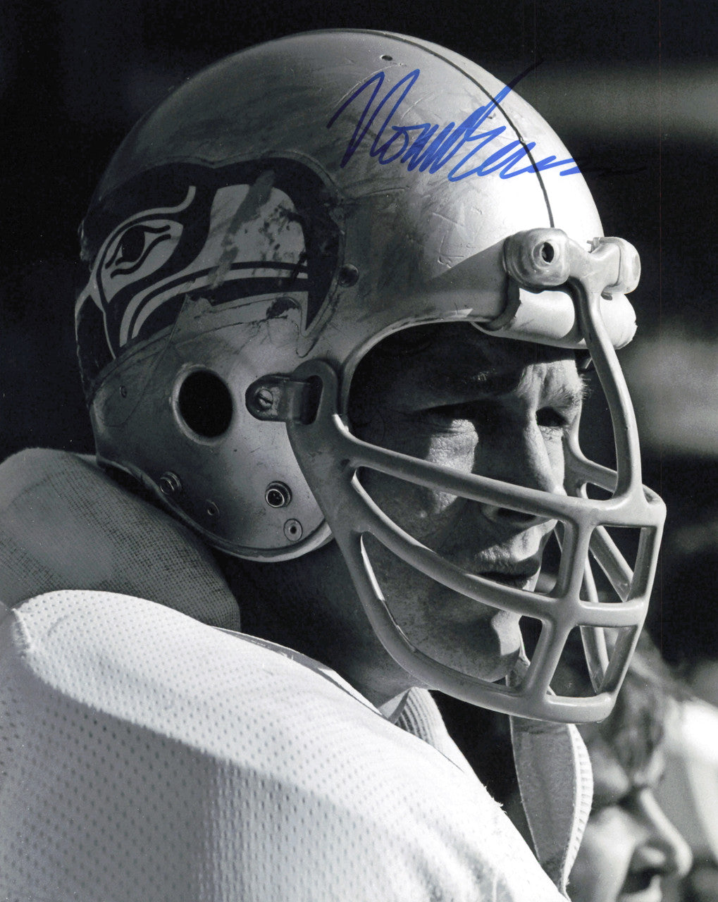 Norm Evans Autographed 8x10 Photo Seattle Seahawks SKU #245611