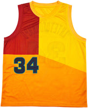 Team Greece Giannis Antetokounmpo Autographed Yellow Jersey JSA Stock #243021