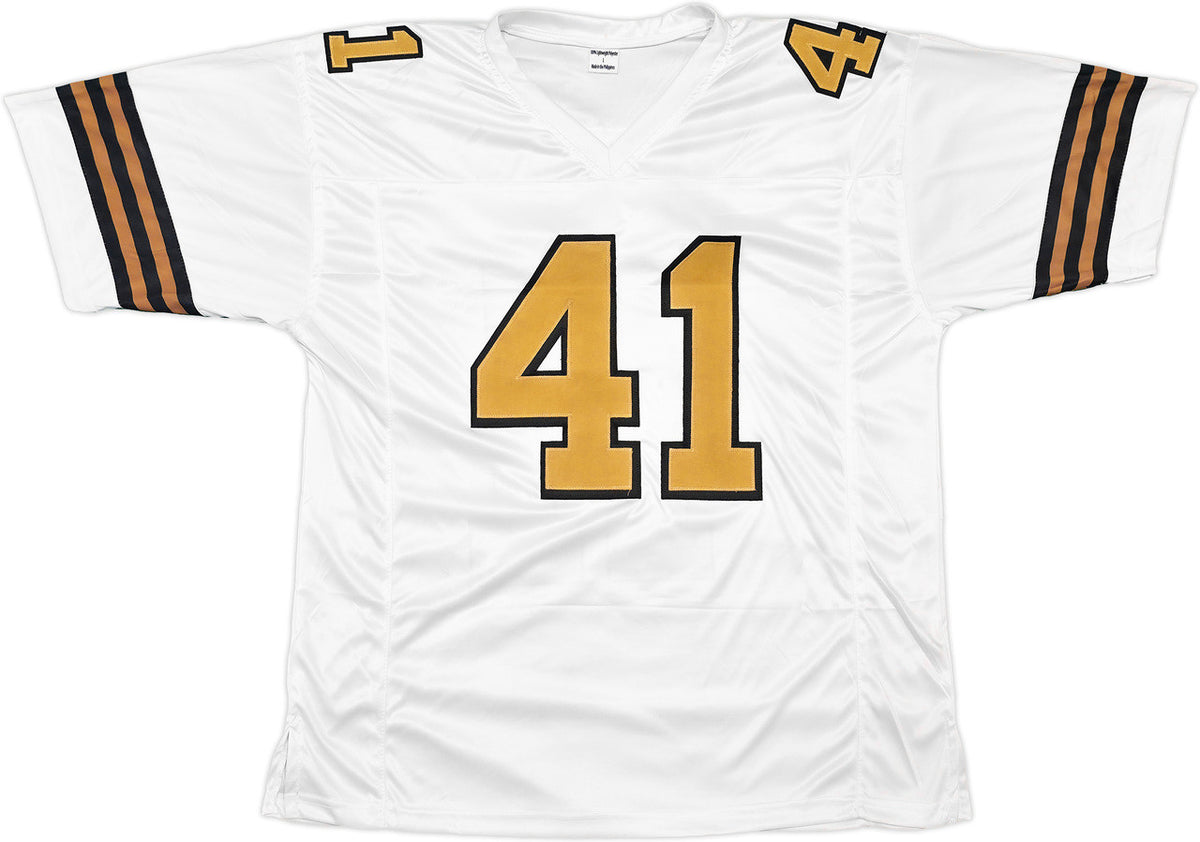 New Orleans Saints Alvin Kamara Autographed White Jersey Beckett BAS Witness Stock #243271