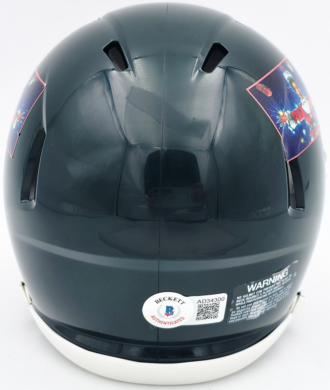 Chevy Chase Autographed Christmas Vacation Black Speed Mini Helmet Beckett BAS QR Stock #243613