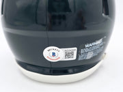 Chevy Chase Autographed Christmas Vacation Black Speed Mini Helmet Beckett BAS QR Stock #243613