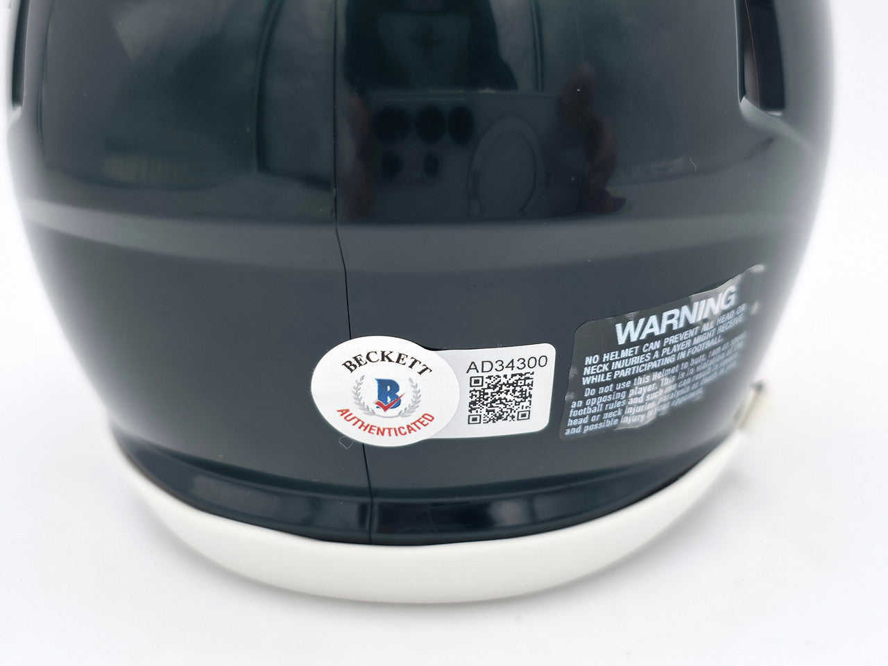 Chevy Chase Autographed Christmas Vacation Black Speed Mini Helmet Beckett BAS QR Stock #243613
